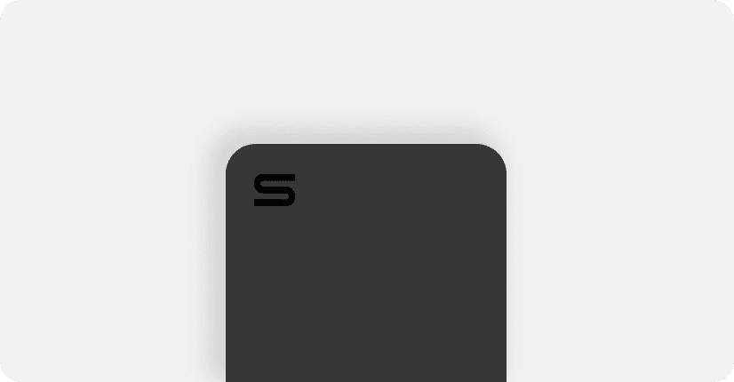 Carte de visite Matte Black