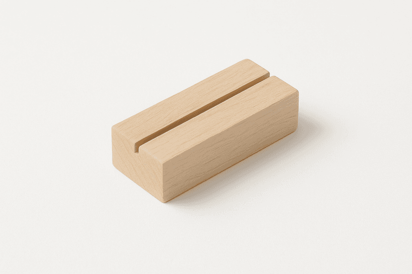Porte-carte en bois